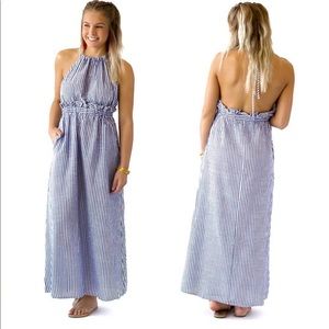 Cozy casual backless dress